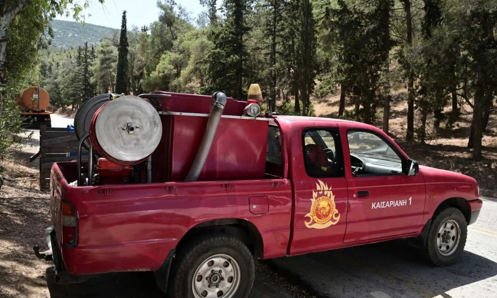 Φωτιά στη Μυτιλήνη - Συναγερμός στην Πυροσβεστική